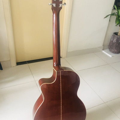 Đàn guitar acoustic DJ150X có EQ âm thanh chất lượng tốt gỗ full solid chọn lọc