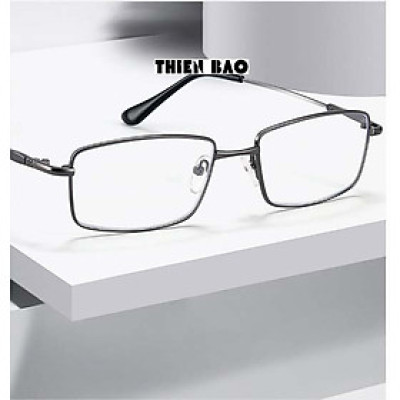 Kính đọc sách, kính lão thị viễn thị Trung niên Nam nữ toàn viền TITANIUM siêu dẻo KV60Đ hàng đẹp tròng Nhật phản quang
