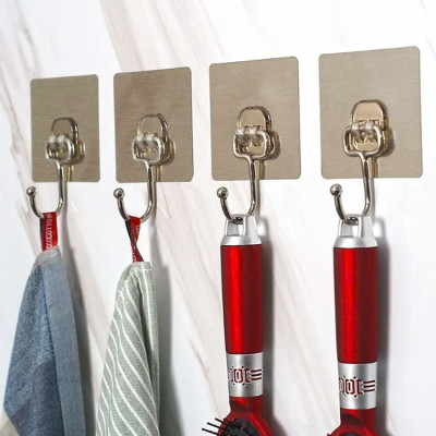COMBO 10 Móc dán tường siêu dính, móc dán tường decor - Hàng chính hãng