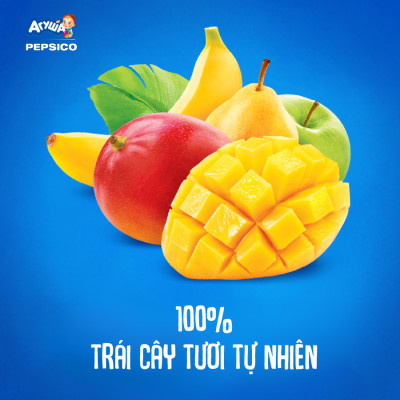 Combo 6 Gói Trái cây nghiền vị táo, lê, chuối và xoài Agusha 90g/gói dành cho bé từ 6 tháng trở lên