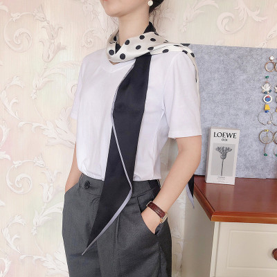Khăn lụa turban kiểu dài mẫu mới Vingate dễ thương AKL96 (15x160cm)