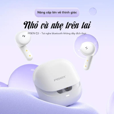 Tai Nghe Không Dây True Wireless Pisen C2