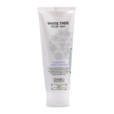 Sữa rửa mặt cây tuyết trắng có hạt massage Dabo White Tree Snow Flake 150ml