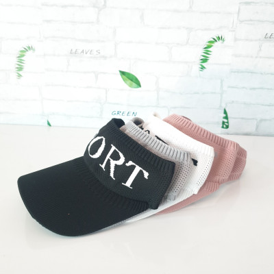 Mũ thể thao sport nửa đầu - Mũ lưỡi trai nửa đầu phong cách thời trang Aloha style-Nón Kết nửa đầu Nữ  Spor - Xám