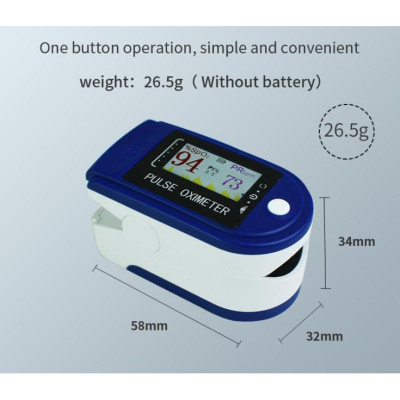 Máy đo nồng độ oxy và nhịp tim kẹp ngón tay cho kết quả nhanh chóng chính xác - Máy đo sp02 kẹp đầu ngón tay