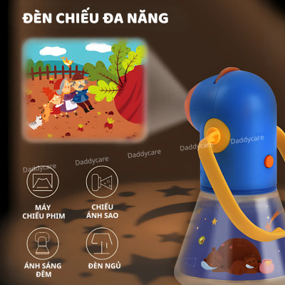Đèn pin chiếu hình cổ tích cho bé Mideer Kid Storybook Torch
