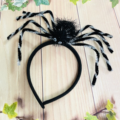 Bờm nhện hoá trang halloween/ bờm bóc chơi halloween hình nhện