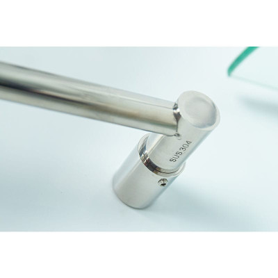Máng khăn đôi đế đặc Kibath SUS 304 KB-607 