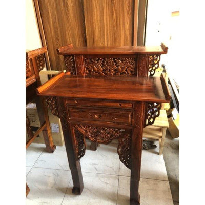 Bàn Cúng & Tủ Thờ Gia Tiên Gỗ Muồng Ngang 88cm