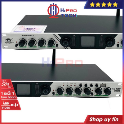 Nâng tiếng karaoke, Nâng tiếng TD Acoustic CB-1000 cao cấp, Bluetooth-Optical-USB-Chỉnh Âm Hay (tặng dây)- H2pro Tech-Hàng chính hãng