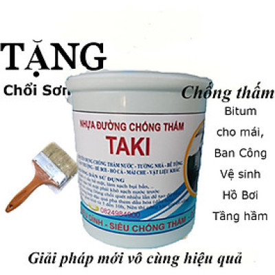 NHỰA ĐƯỜNG CHỐNG THẤM TƯỜNG, SÀN BÊ TÔNG,  DỄ THI CÔNG 1lít