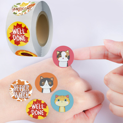 Nhãn dán sticker khích lệ khen thưởng học tập cho bé