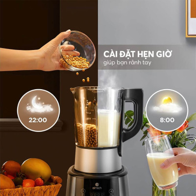 Máy làm sữa hạt Elmich CBE3902 mẫu mới 2023 điều khiển cảm ứng - Hàng chính hãng