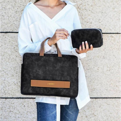 Túi xách da, cặp xách da chống sốc cho macbook, laptop, surface cao cấp