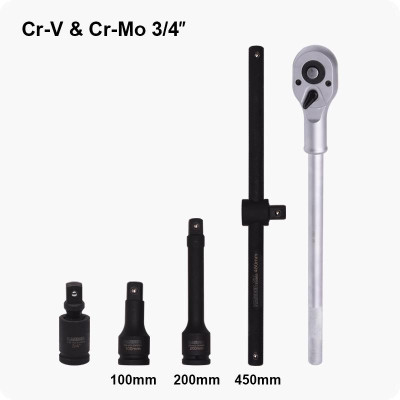 Bộ Khẩu 3/4 Inch 27 Món – Dụng Cụ Sửa Xe Tải, Máy Móc Lớn