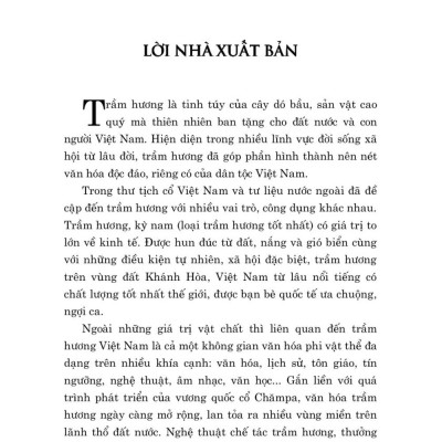 Văn hóa Trầm hương ở Việt Nam - bản in 2025