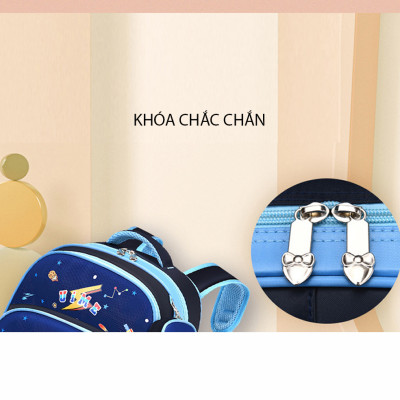 Ba lô, cặp học sinh in họa tiết siêu dễ thương  BEE GEE HS1032F