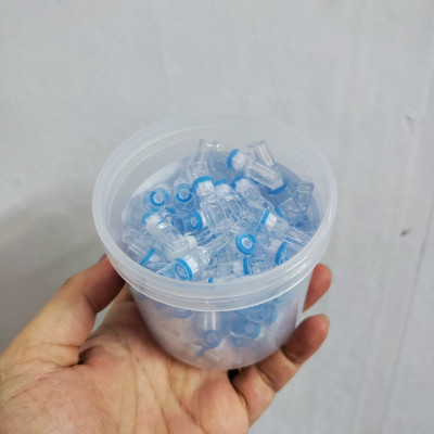 Hộp 100 đầu lọc thuốc bảo vệ sức khỏe, Kèm 4 ron chuyển loại nhỏ