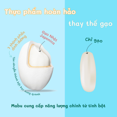 Cháo Ăn Dặm  Mabu Nguyên Hạt (900g)