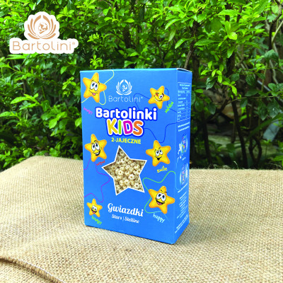 Mì nui cho bé hình ngôi sao Bartolini 250g