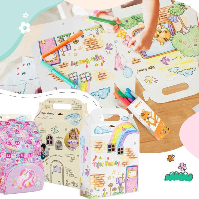 Ba Lô Mầm Non Smart Kids Dear Friends Mini Backpack - Dragon Ace - Special Edition - Tiger Family