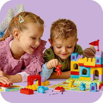 LEGO DUPLO 10450 Đồ Chơi Lắp Ráp Trò Chơi Lâu Đài Của Hopsy (47 chi tiết)