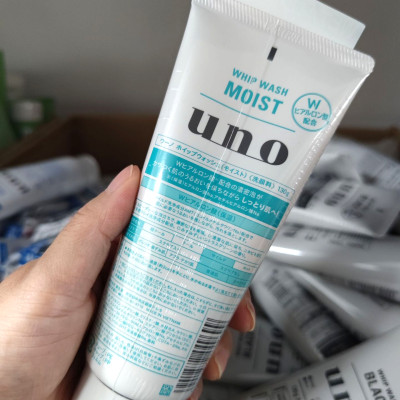 [Nội Địa Nhật Bản] Sữa rửa mặt nam tạo bọt Sạch nhờn cho da dầu UNO Whip Wash Nhật Bản 130g
