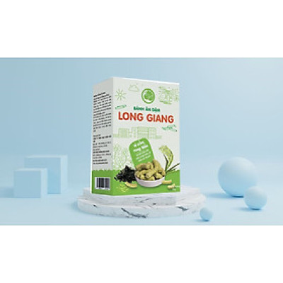 Bánh ăn dặm vị cốm rong biển Long giang  