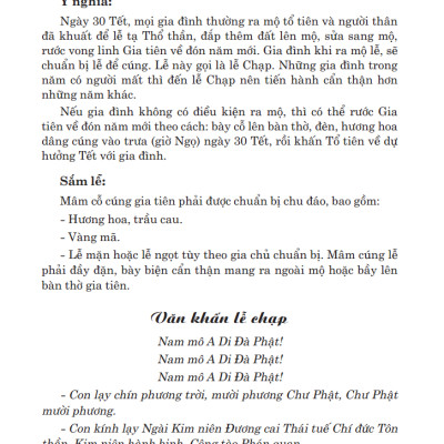 Tập Văn Cúng Gia Tiên (Tái Bản 01)