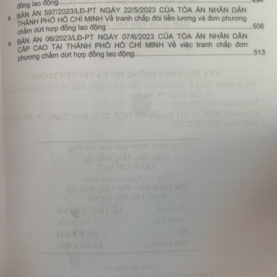 Combo 4 cuốn Tuyển tập các bản án của Tòa án nhân dân cấp cao