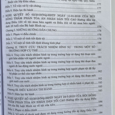 Hệ Thống Các Nghị Quyết Của Hội Đồng Thẩm Phán, TANDTC Về Hình Sự và Tố Tụng Hình Sự Từ năm 1986 đến 2023