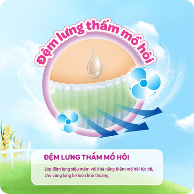 Bộ 2 gói Tã quần siêu thoáng Bobby M76