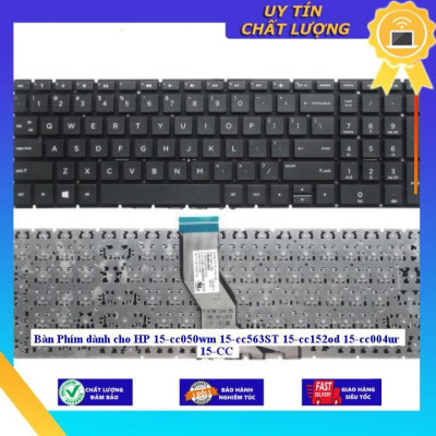 Bàn Phím dùng cho HP 15-cc050wm 15-cc563ST 15-cc152od 15-cc004ur 15-CC - Màu Bạc ko led - Hàng Nhập Khẩu New Seal