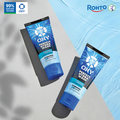 Sữa rửa mặt cho nam Oxy sạch sâu mát lạnh dạng kem Oxy Perfect Wash 100g