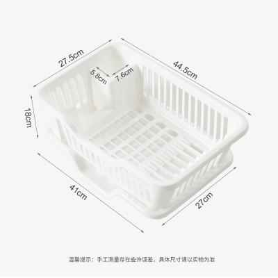 Rổ Úp Bát - Kệ Bếp Khay Đựng Chén Bát, Đĩa, Thìa, Đũa Có Khay Thoát Nước Tiện Lợi - Hàng Loại 1 - Chính Hãng MINIIN