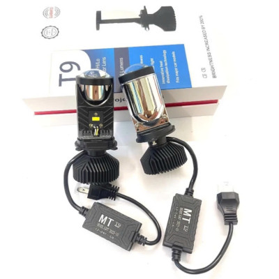 Siêu Sáng và Chống Chói: Đèn Pha Bi Cầu T9 Led HI/LO Cho Ô Tô và Xe Máy Loại Tốt, ĐÈN TRANG TRÍ