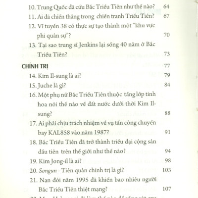 Bắc Triều Tiên Qua 100 Câu Hỏi (Sách Tham Khảo)
