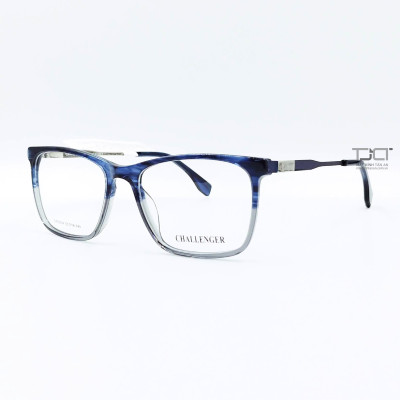 Gọng Kính Unisex phom vuông thời trang Hàn quốc, chính hãng Challenger CA22004