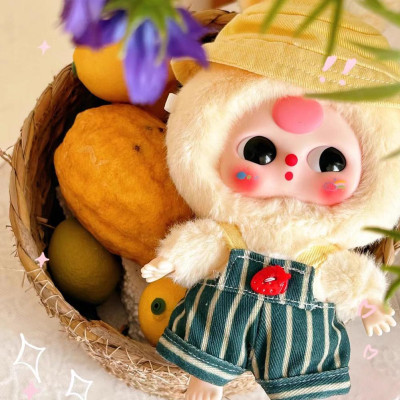 Gấu Bông Baby Three móc khóa Macaron Cute Bunny 