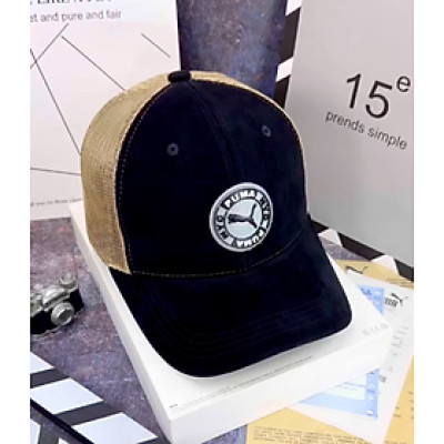 Nón kết, mũ lưỡi trai Pu.ma phối vải kaki form chuẩn thời trang cao cấp