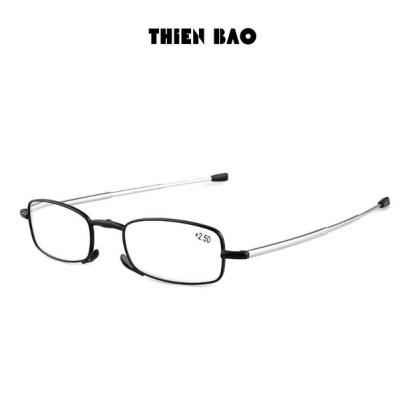 Kính lão thị, viễn thị Nam nữ gọn nhẹ KVN44 tròng Nhật bản gọng rút chuẩn độ cao cấp mini