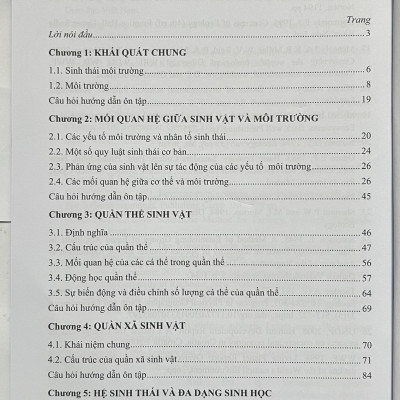 Sách - Sinh Thái Môi Trường Và Biến Đổi Khí Hậu