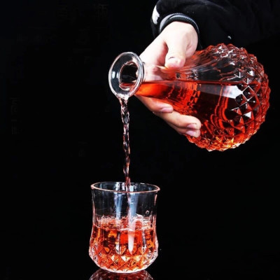 Bộ Vỏ Chai Đựng Rượu Thủy Tinh (combo 5 cái) - Vỏ Chai Rượu Đẹp - Bình Đựng Rượu (A1,A2,B2,B6,B8)