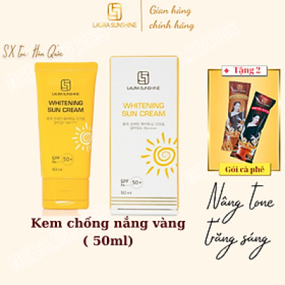 Kem chống nắng trắng da Nhật Kim Anh - Laura Sunshine Whitening Sun Cream SPF50+ PA+++ 50ml