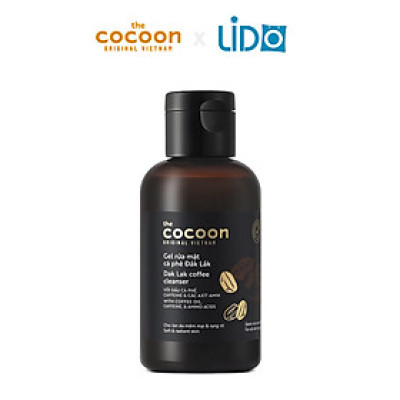 Gel rửa mặt cà phê Đắk Lắk Cocoon cho làn da tươi mới và rạng rỡ 140ml thuần chay