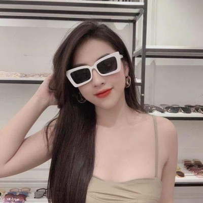 Kính mát Mắt vuông retro gọng nhựa chống nắng uv thời trang