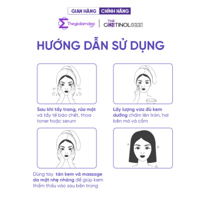 Kem White-on tái sinh tế bào, khôi phục sự cân bằng da The Gentinol 0221 50g