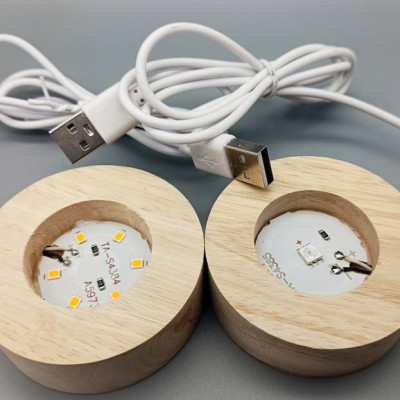 Quả Cầu Pha Lê Phát Sáng Để Bàn, Trang Trí Phòng Ngủ, Bàn Làm Việc, Quà Tặng Sinh Nhật - Henrysa