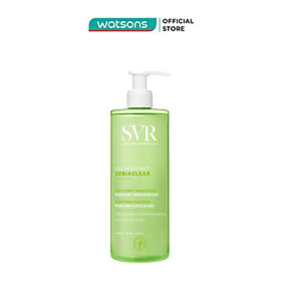 Gel Rửa Mặt SVR Sebiaclear Gel Moussant Không Chứa Xà Phòng Cho Da Dầu Mụn 400ml