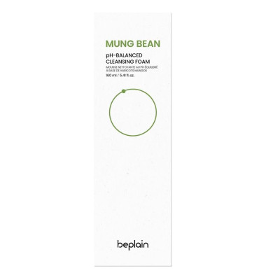 Sữa Rửa Mặt Beplain Mung Bean pH-Balanced Cleansing Foam 160ml